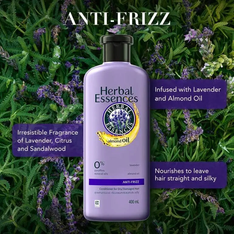 Herbal Essences Lavender & Almond Oil Anti-Frizz Conditioner (400ml)