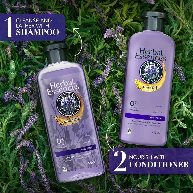 Herbal Essences Lavender & Almond Oil Anti-Frizz Conditioner (400ml)