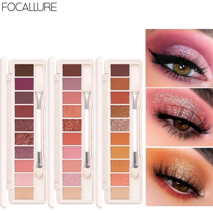 FA158 – Focallure UPTOWN GIRLS Eyeshadow Palette – 03 SUNFLOWER AT SUNSET