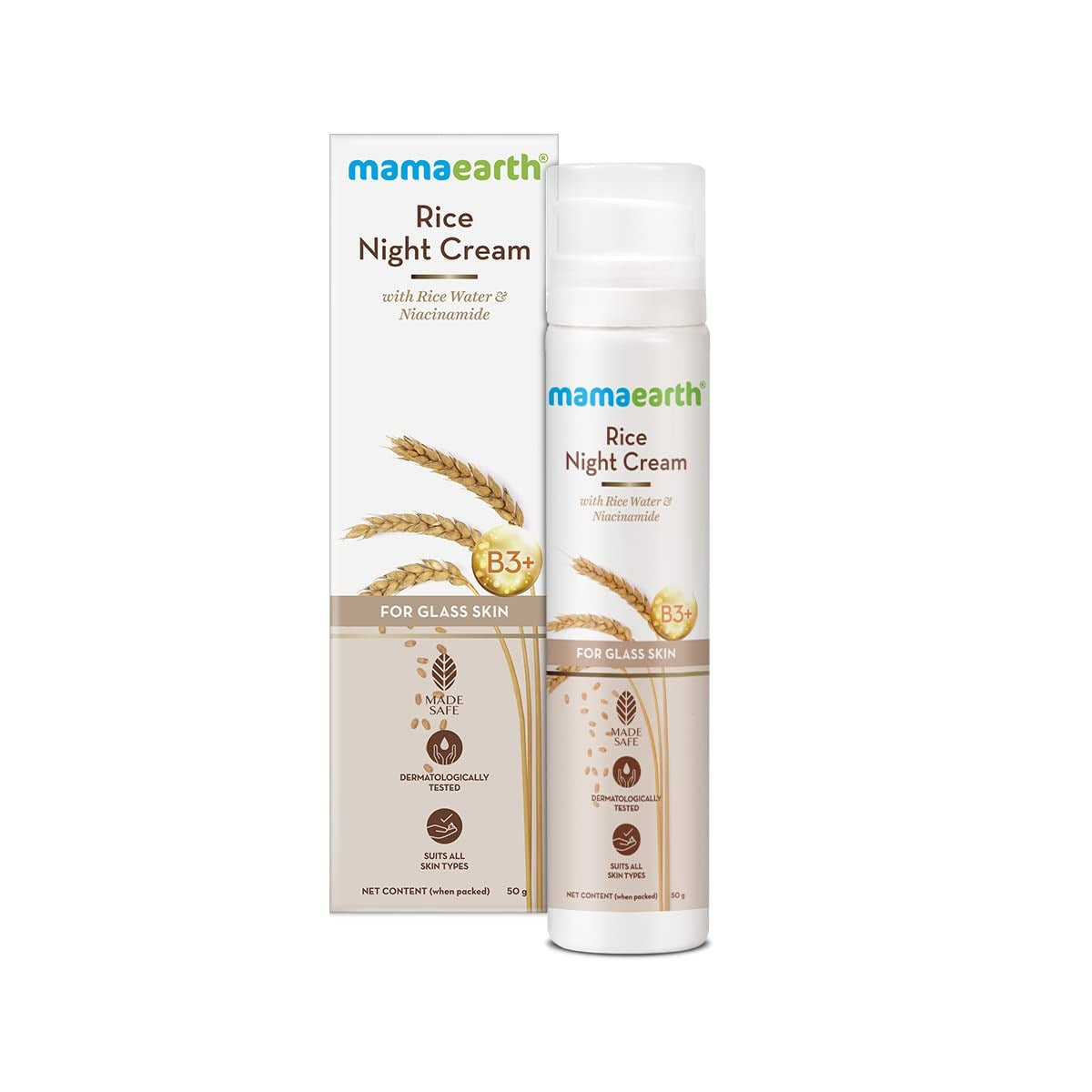 Mamaearth Rice Night Cream (50g)