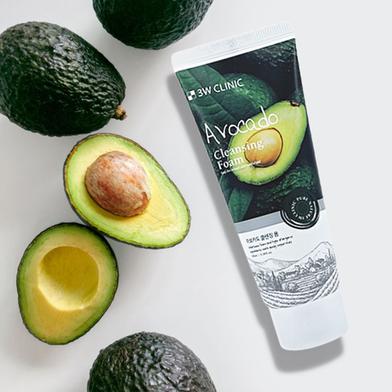 3W Clinic Avocado Cleansing Foam (100ml)
