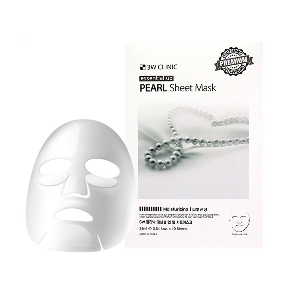 3W Clinic Essential Up pearl Sheet Mask - 25ml