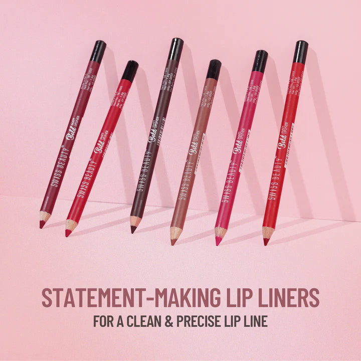 Swiss beauty Bold Matt Lip Liner Set Of 12 Pcs