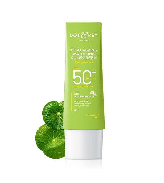Dot & Key CICA Calming Mattifying Sunscreen SPF 50 PA++++ (80gm)