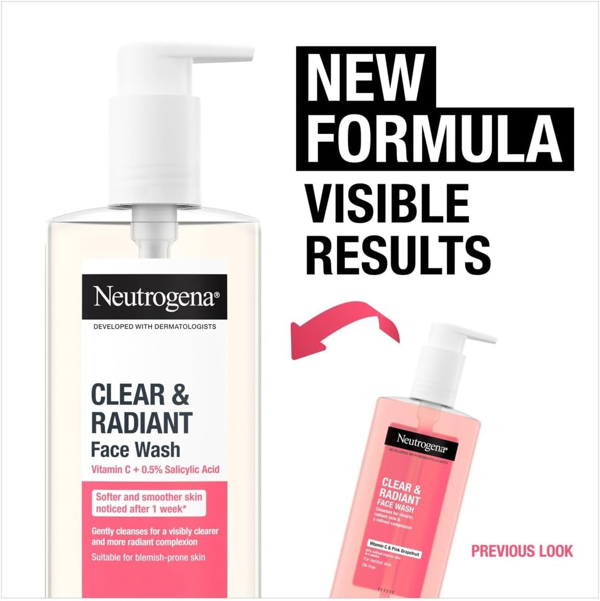 Neutrogena Clear And Radiant Face Wash With Vitamin C 200 ml
