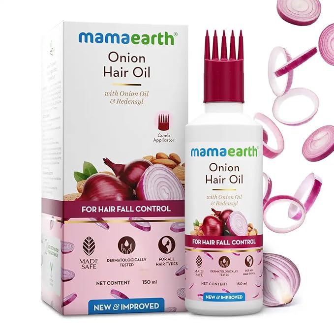 Mamaearth Onion Hair Oil (150ml)