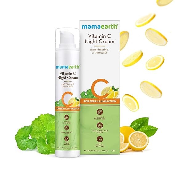 Mamaearth Vitamin C Night Cream (50g)