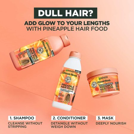 Garnier Ultimate Blends Pineapple & Amla Hair Food Shampoo (350ml)
