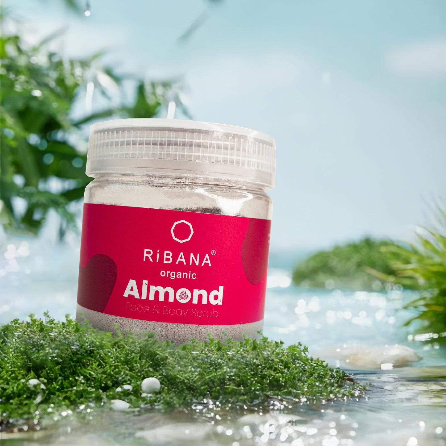 Ribana Almond Face & Body Scrub (50gm)
