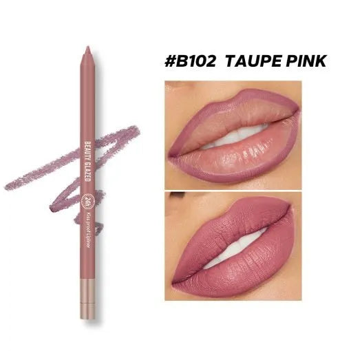 Beauty Glazed Waterproof & Long Lasting Lip Liner - Taupe Pink B102