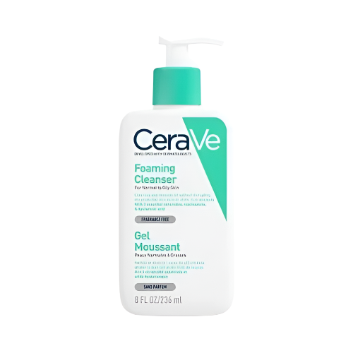 Cerave Foaming Cleanser For Normal To Oily Skin (236ml)