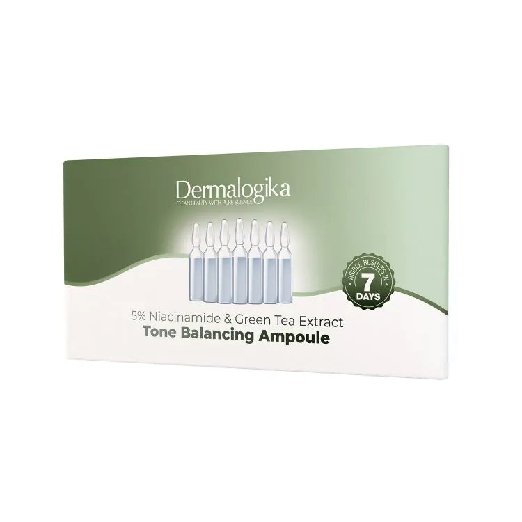 Dermalogika Tone Balancing Ampoule with 5% Niacinamide & Green Tea Extract - 7 ampoule (21ml)