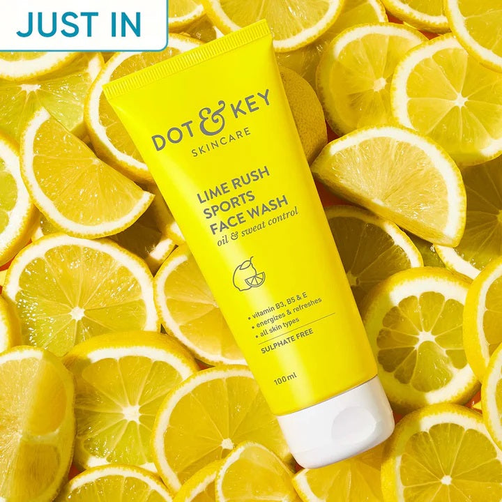 Dot & Key Lime Rush Sports Facewash (100ml)