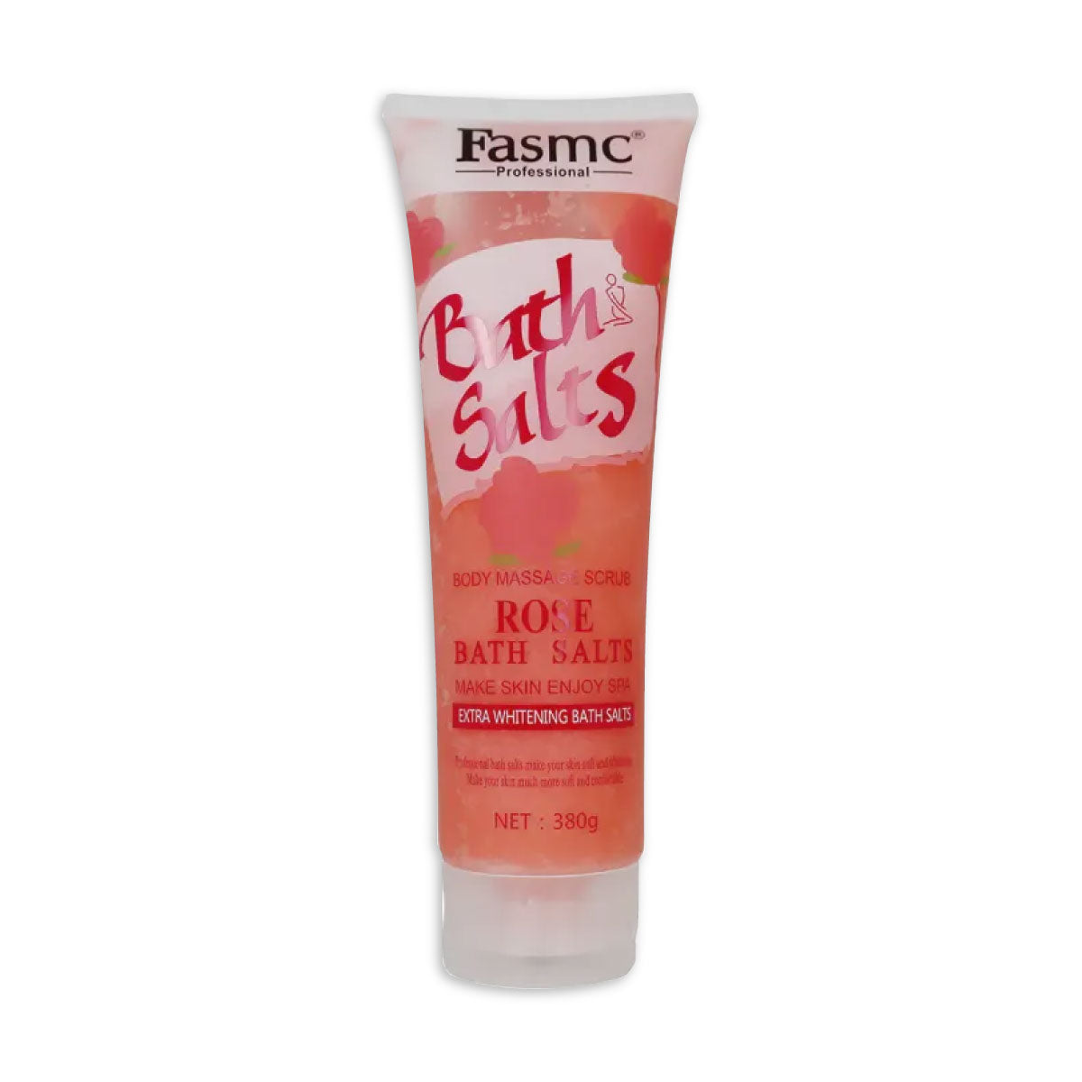 Fasmc Bath Salts With Rose Body Massage Scrub (380g)