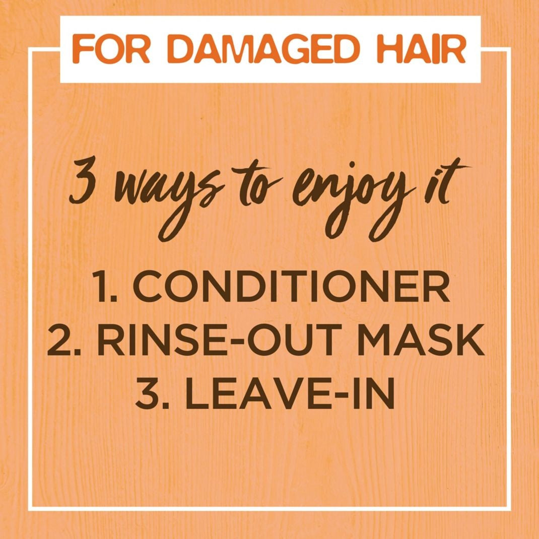Garnier Ultimate Blends Hair Food Papaya 3-in-1 Damaged Hair Mask Treatment (390ml)