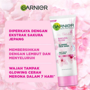 Garnier Sakura White Pinkish Glow Foam (100ml)