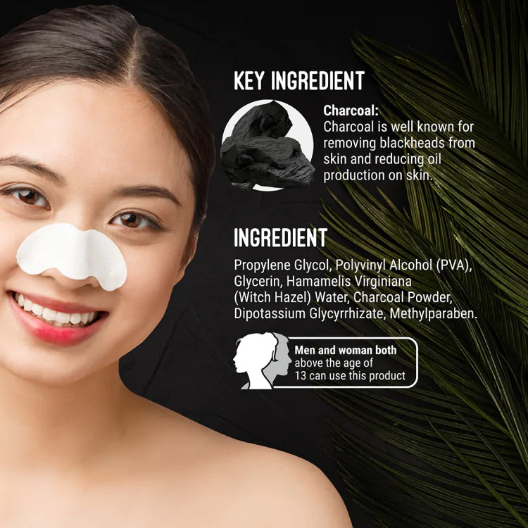 Groome Charcoal Purifying & Deep Cleansing Nose Strip
