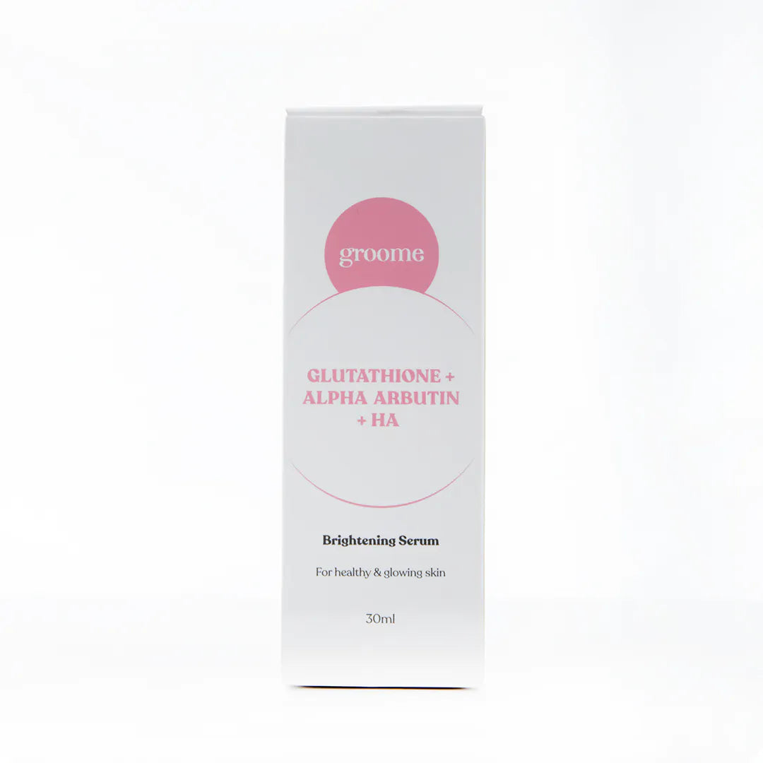 Groome Glutathione + Alpha Arbutin +HA Brightening Serum (30ml)