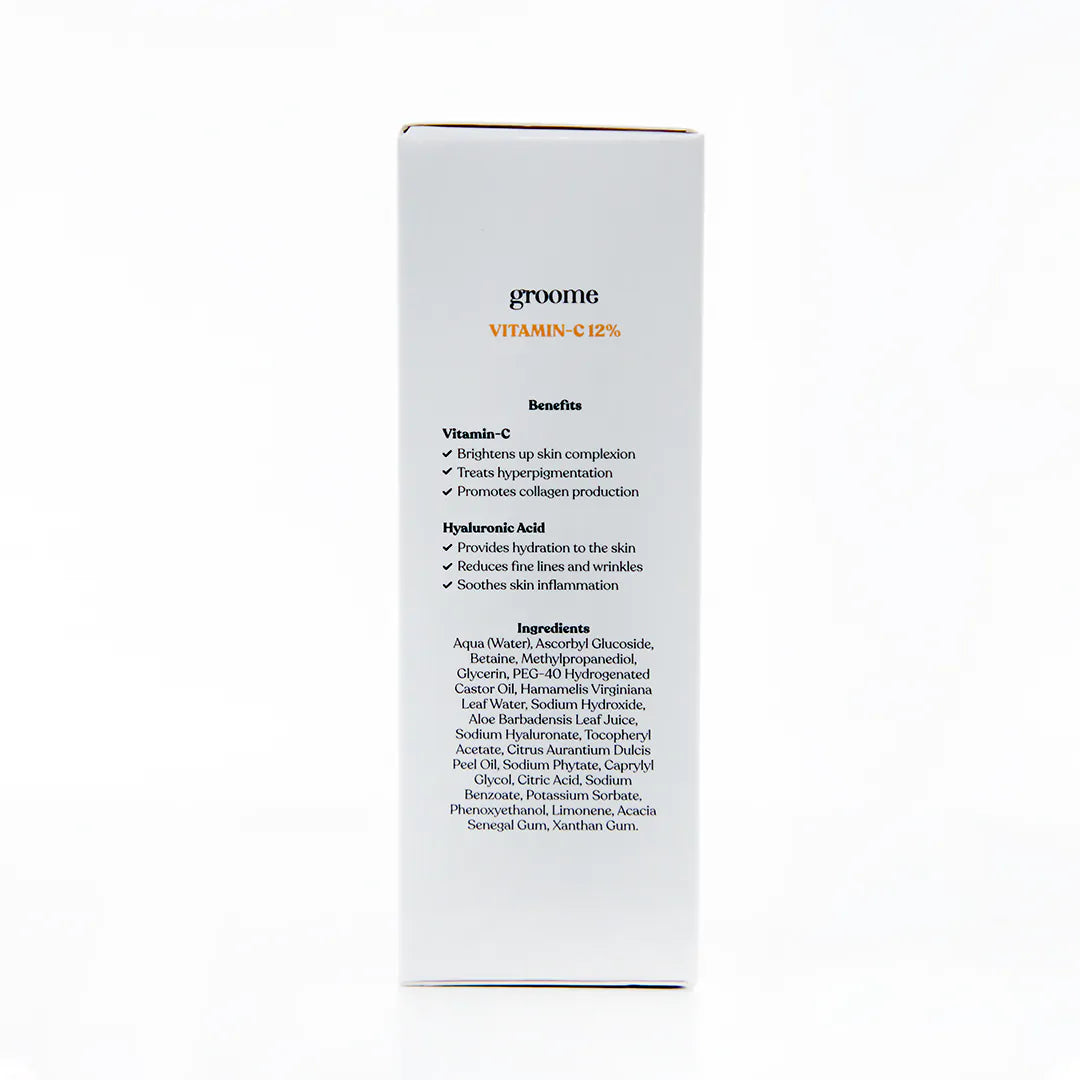 Groome Vitamin-C 12% Glowing Serum (30ml)