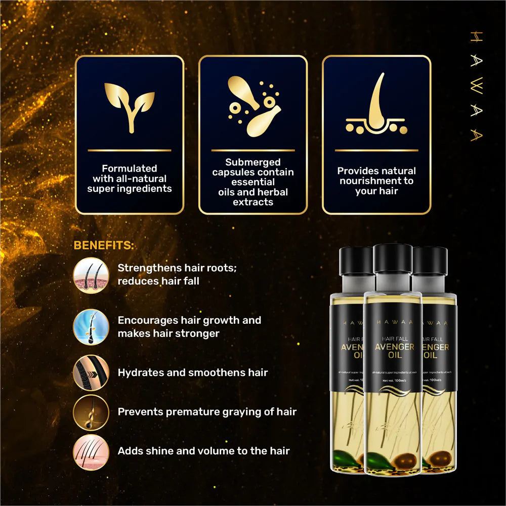 Hawaa Hair Fall Avenger Oil (120ml)