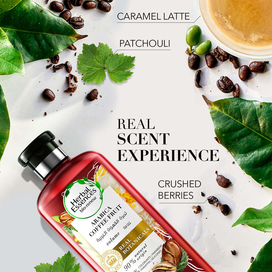 Herbal Essences Arabica Coffee Fruit Shampoo For Hair Volume (400ml)