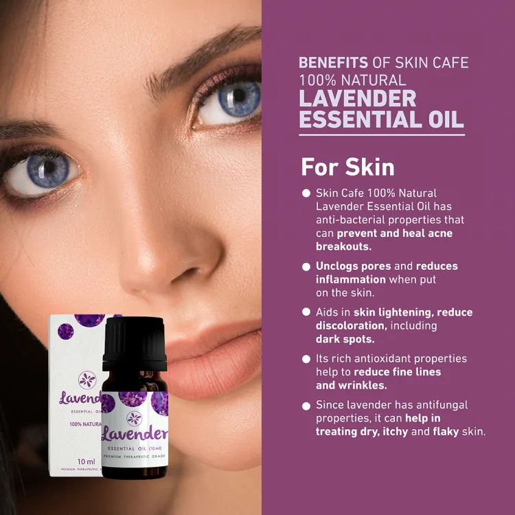 Skin Cafe 100% Natural Essential Oil – Lavender (10ml)