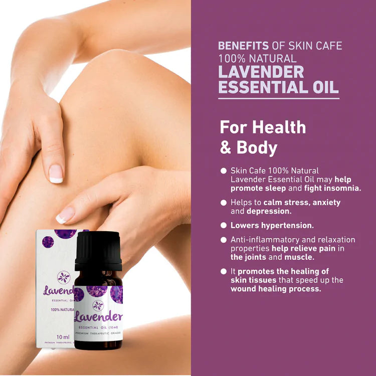 Skin Cafe 100% Natural Essential Oil – Lavender (10ml)