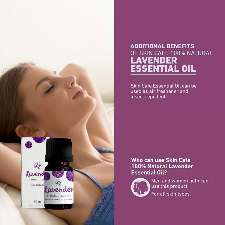 Skin Cafe 100% Natural Essential Oil – Lavender (10ml)
