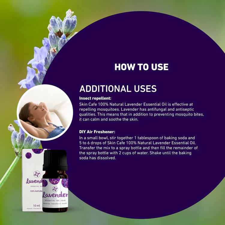 Skin Cafe 100% Natural Essential Oil – Lavender (10ml)