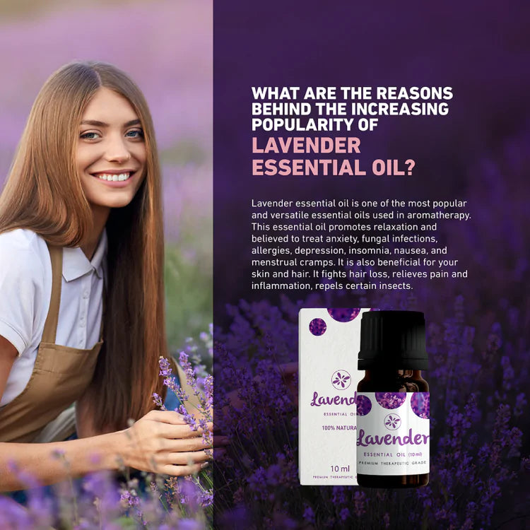 Skin Cafe 100% Natural Essential Oil – Lavender (10ml)