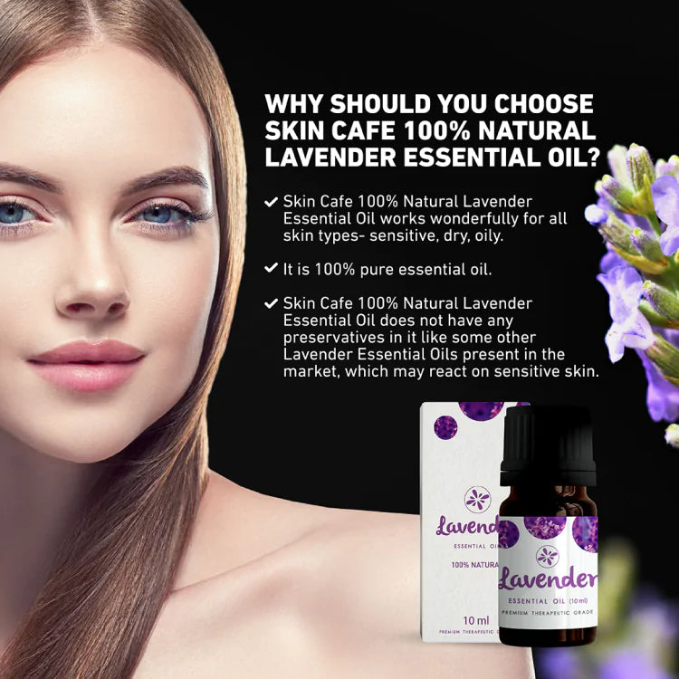 Skin Cafe 100% Natural Essential Oil – Lavender (10ml)