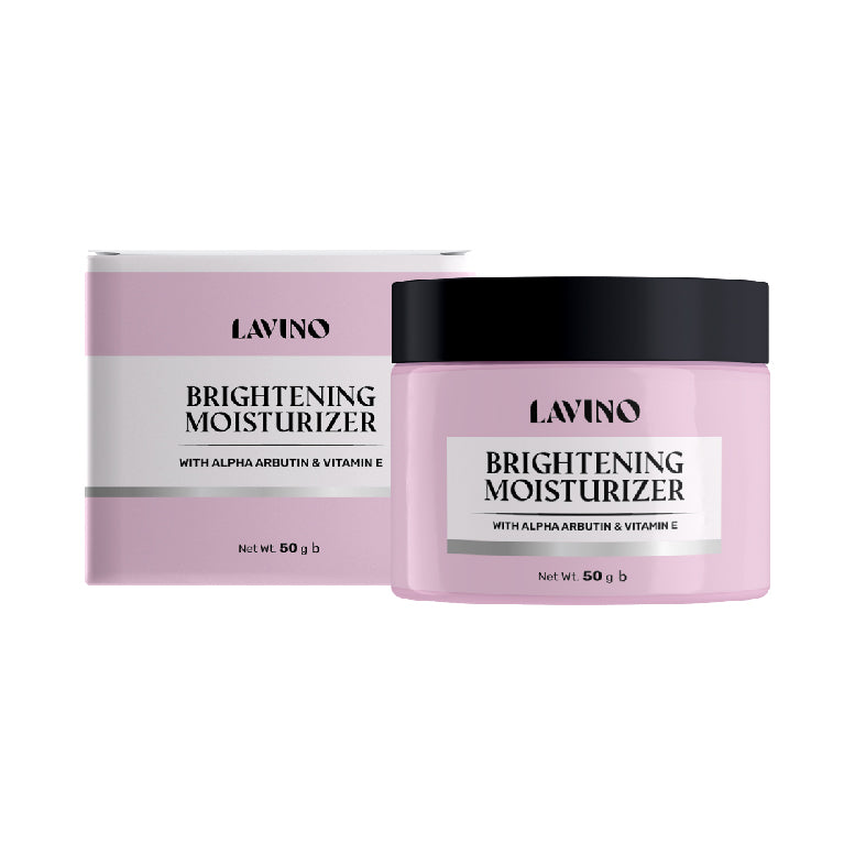 Lavino Brightening Moisturizer – with Alpha Arbutin & Vitamin E (50g)