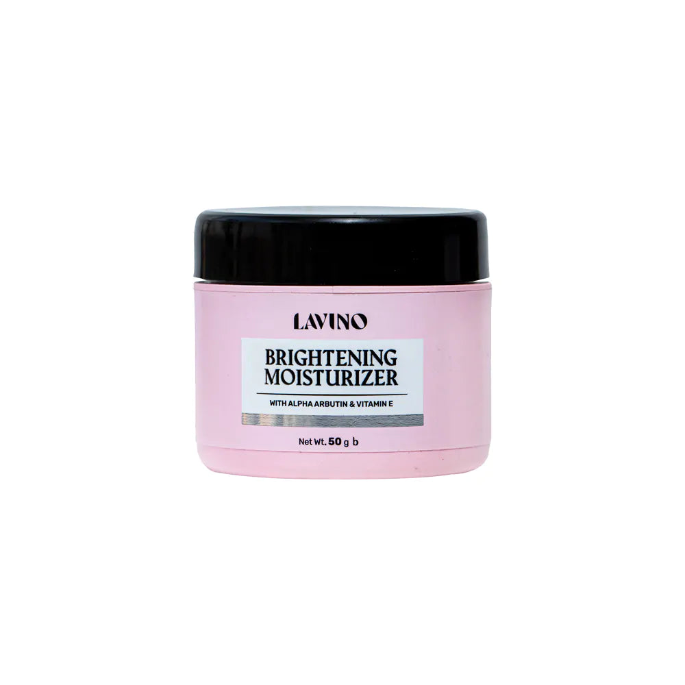 Lavino Brightening Moisturizer – with Alpha Arbutin & Vitamin E (50g)