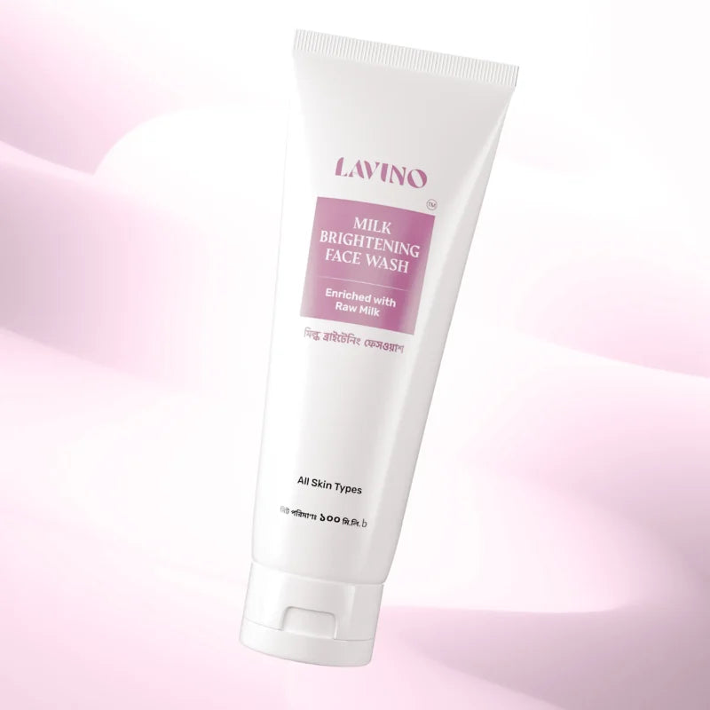 Lavino Milk Brightening Face Wash (100ml)