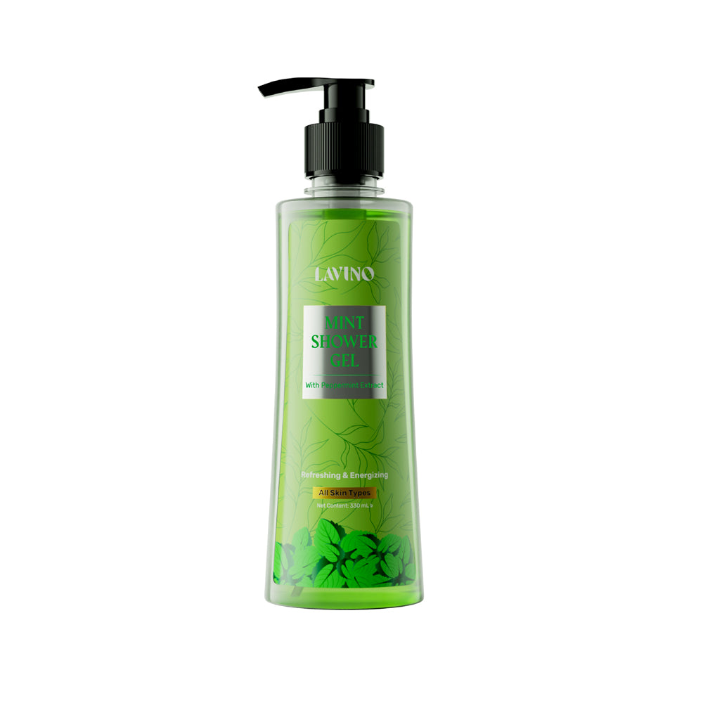 Lavino Mint Shower Gel – with Peppermint Extract (330ml)
