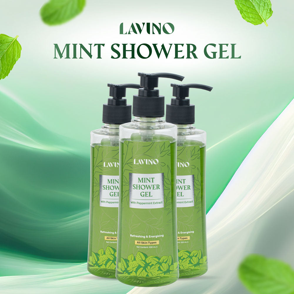 Lavino Mint Shower Gel – with Peppermint Extract (330ml)