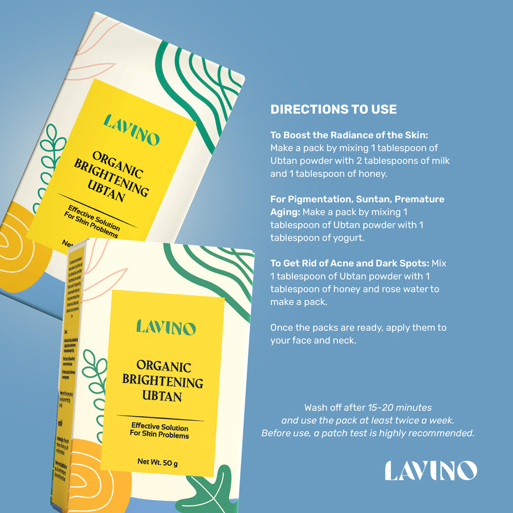 Lavino Organic Brightening Ubtan (50g)