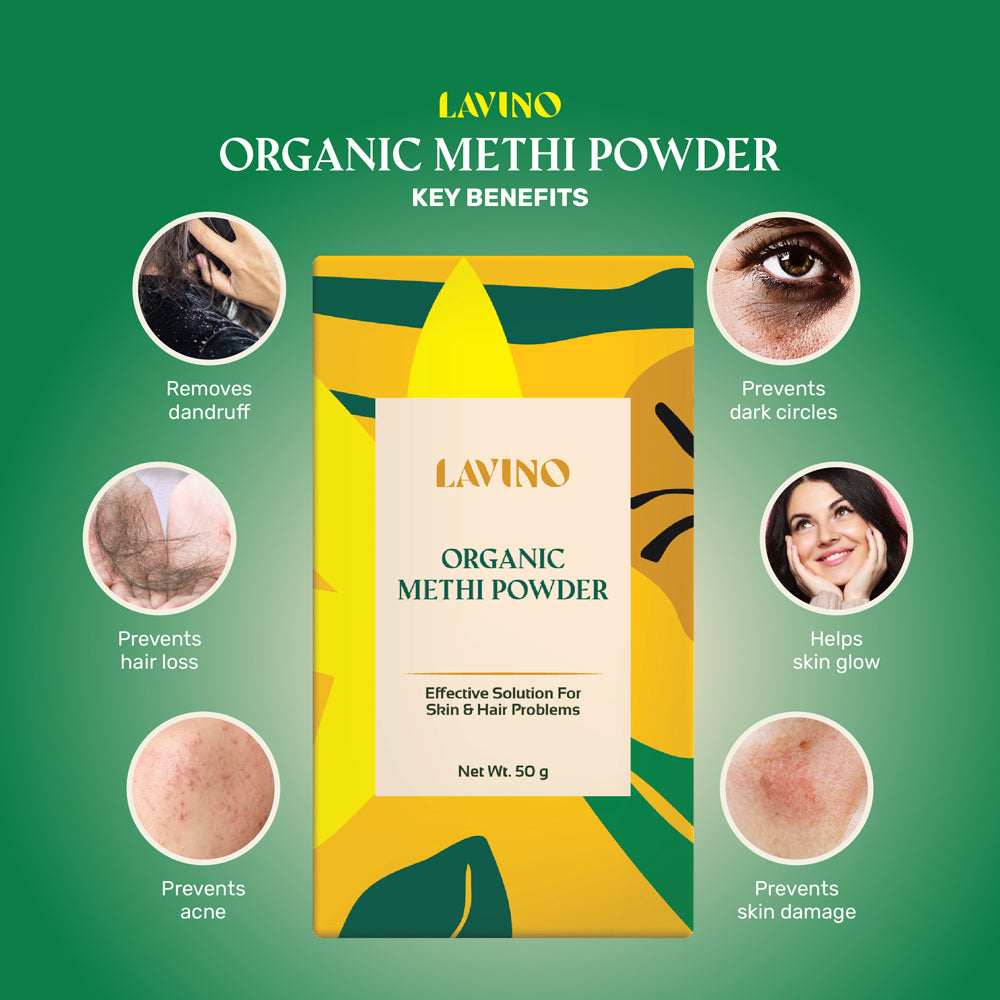 Lavino Organic Methi Powder (50g)