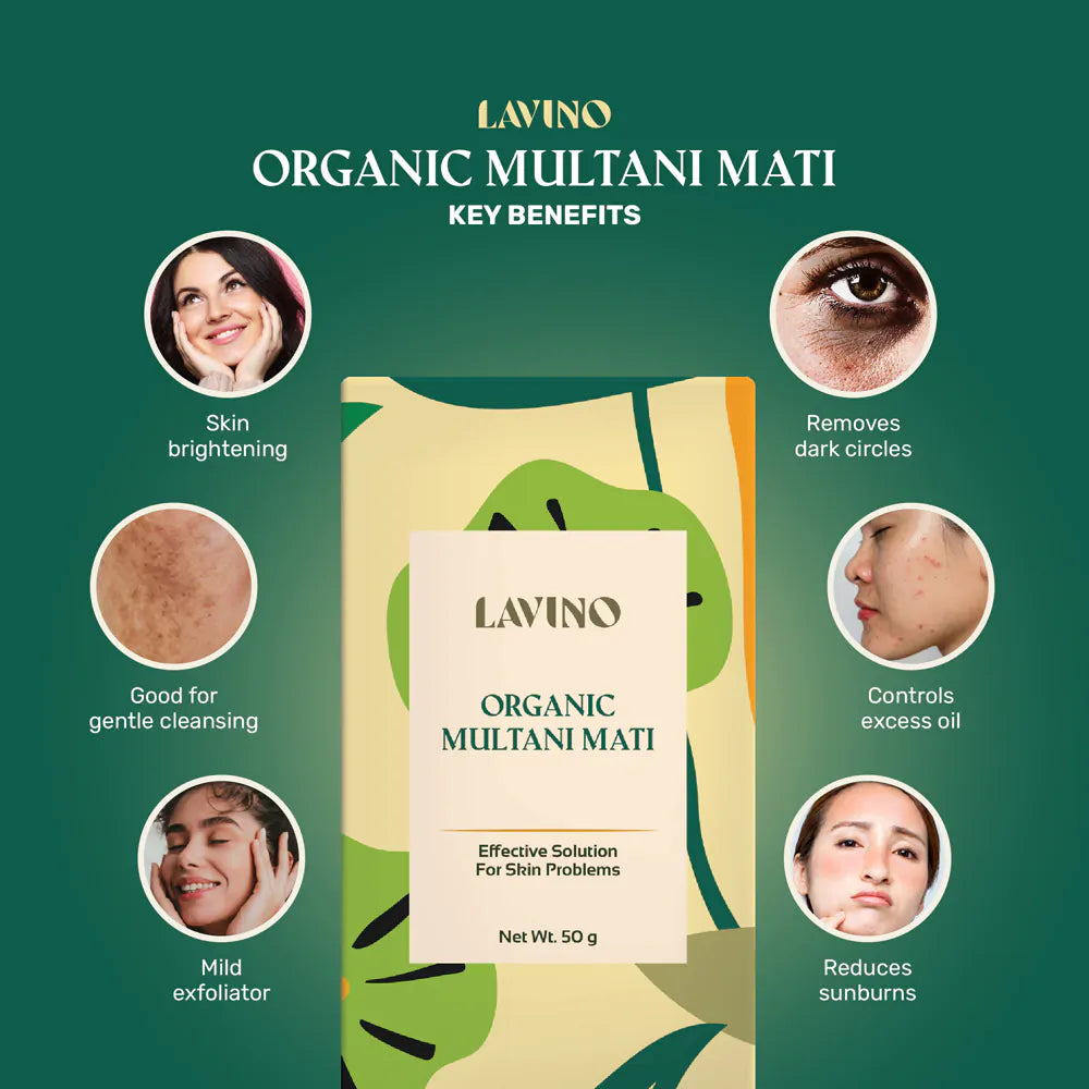 Lavino Organic Multani Mati (50g)
