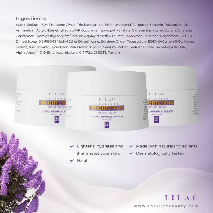 Lilac Advanced Brightening Moisturizer (50gm)