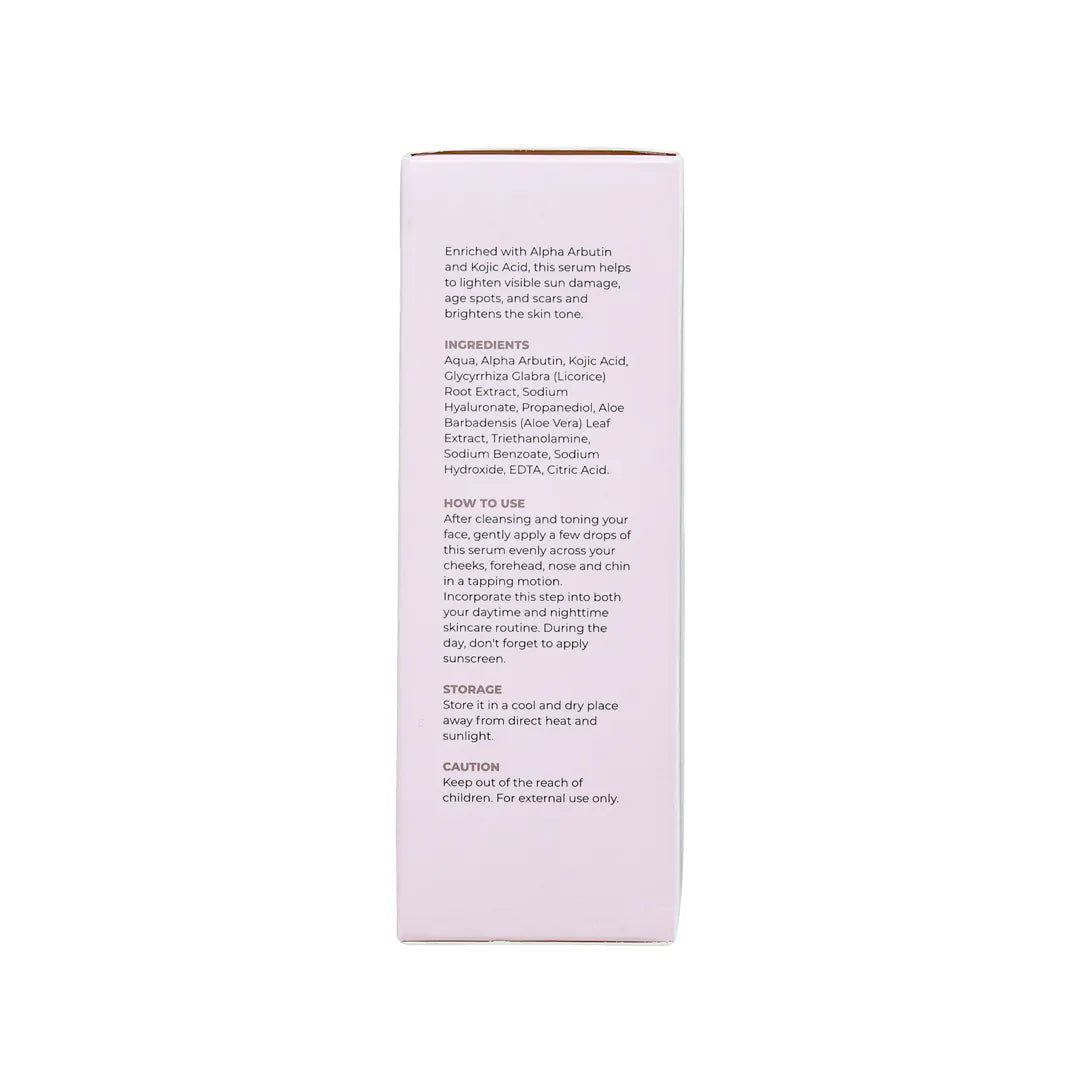 Lilac Brightening Serum With 2% Alpha Arbutin And 1% Kojic Acid (30ml)