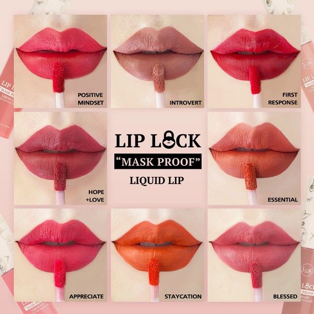 J.Cat Lip Lock Mask Proof Liquid Lipstick - Appreciate