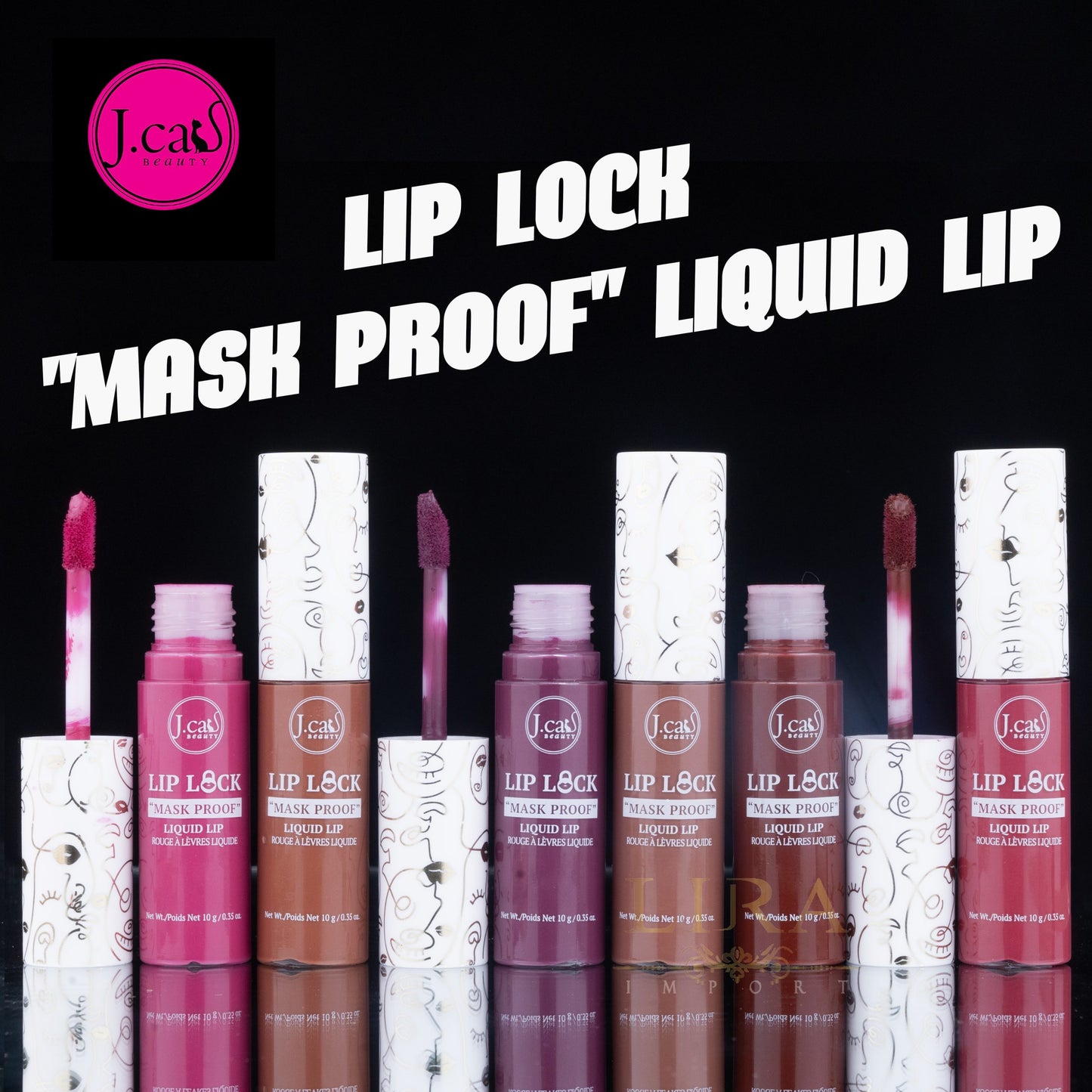 JCat Lip Lock Mask Proof Liquid Lipstick - Honourable
