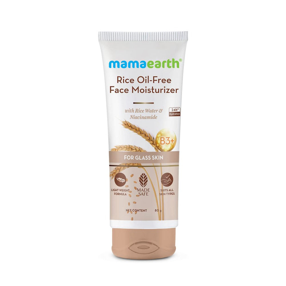 Mamaearth Rice Oil-Free Face Moisturizer (80gm)