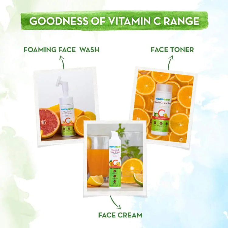 Mamaearth Vitamin C Face Scrub With Vitamin C and Walnut For Skin Illumination (100gm)