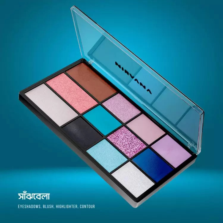 NIRVANA Color Eye and Face Palette SANJHBELA (27gm)