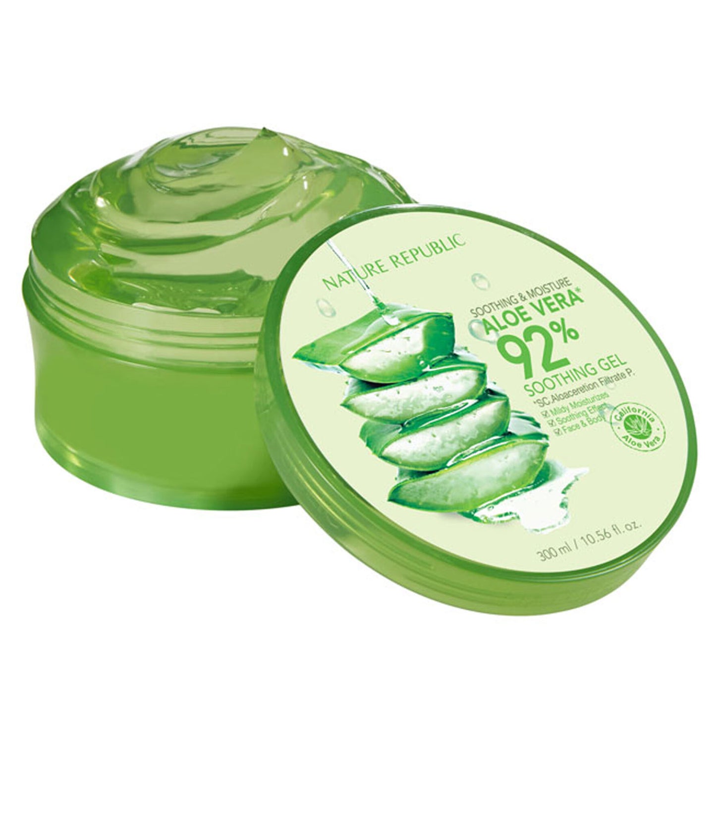 Nature Republic Soothing & Moisture Aloe Vera 92% Soothing Gel (300ml)
