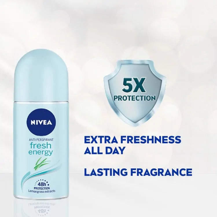 Nivea Roll On Energy Fresh (50ml)