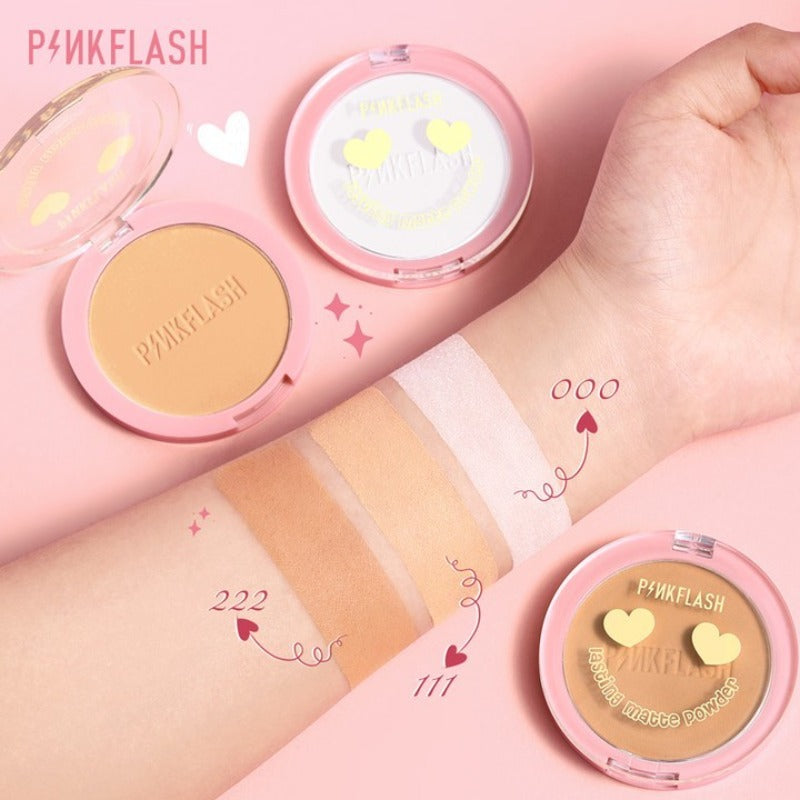 PINKFLASH Lasting Matte Pressed Powder - Shade 222