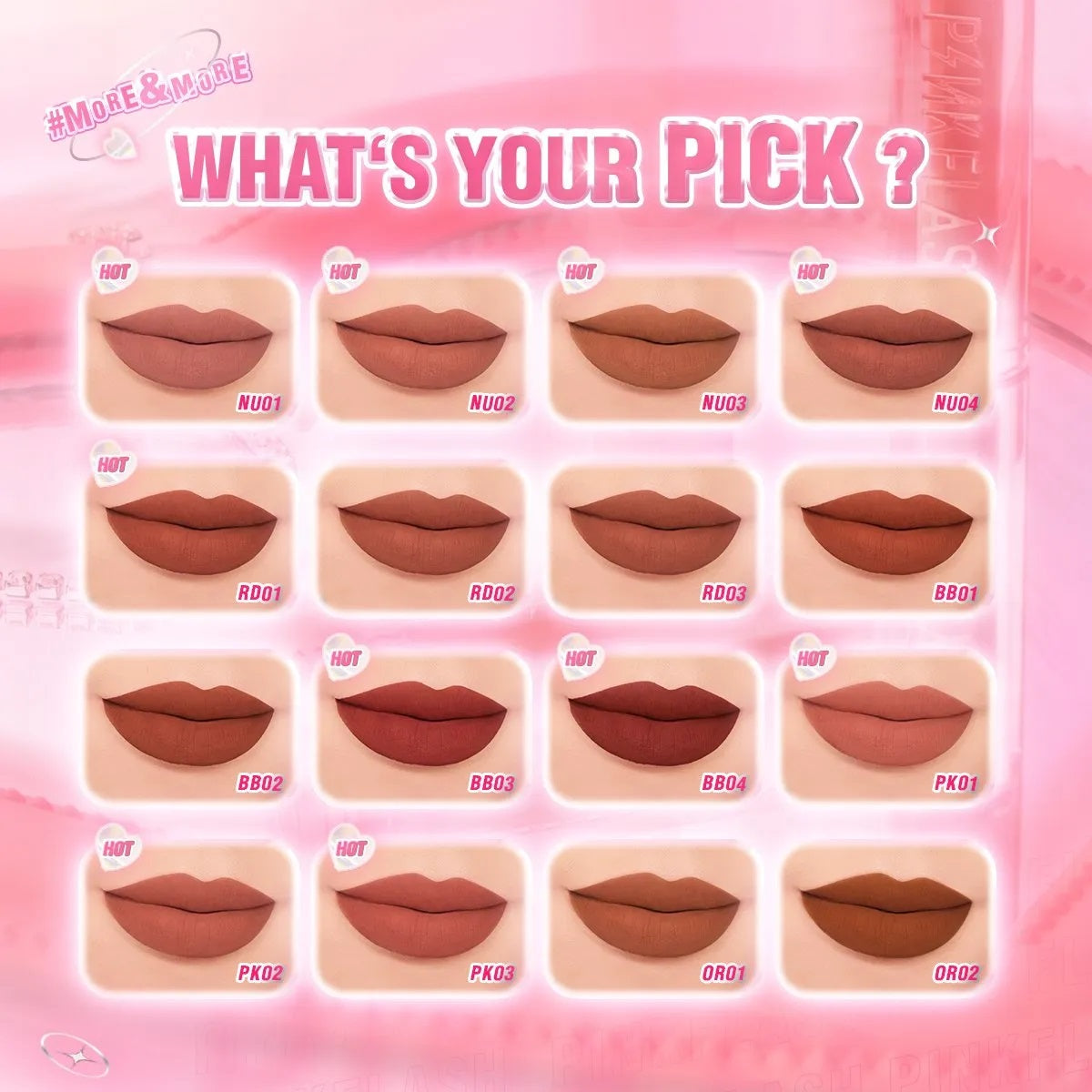 PINKFLASH Transferproof Liquid Matte Lipstick #BB03 (2gm)